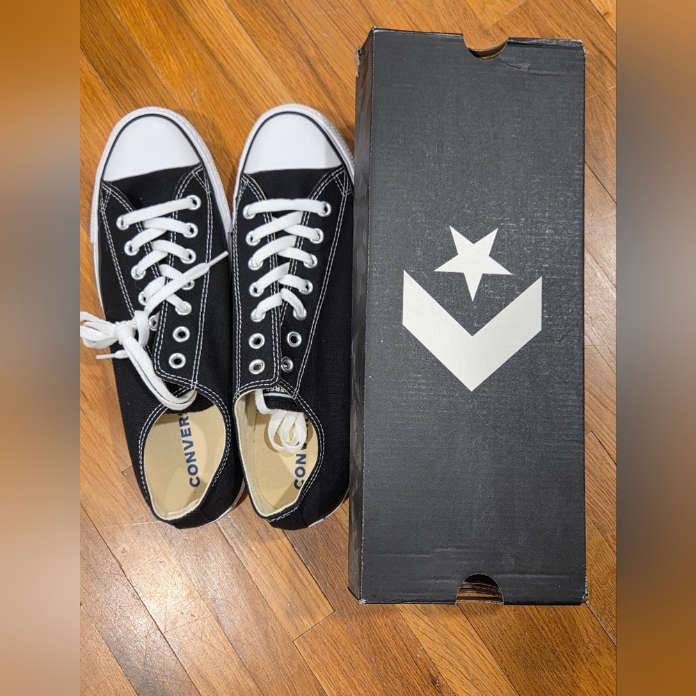 Converse Classic Black Canvas Shoes